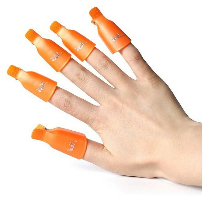 Set 5 cái kẹp ủ móng tháo gel
