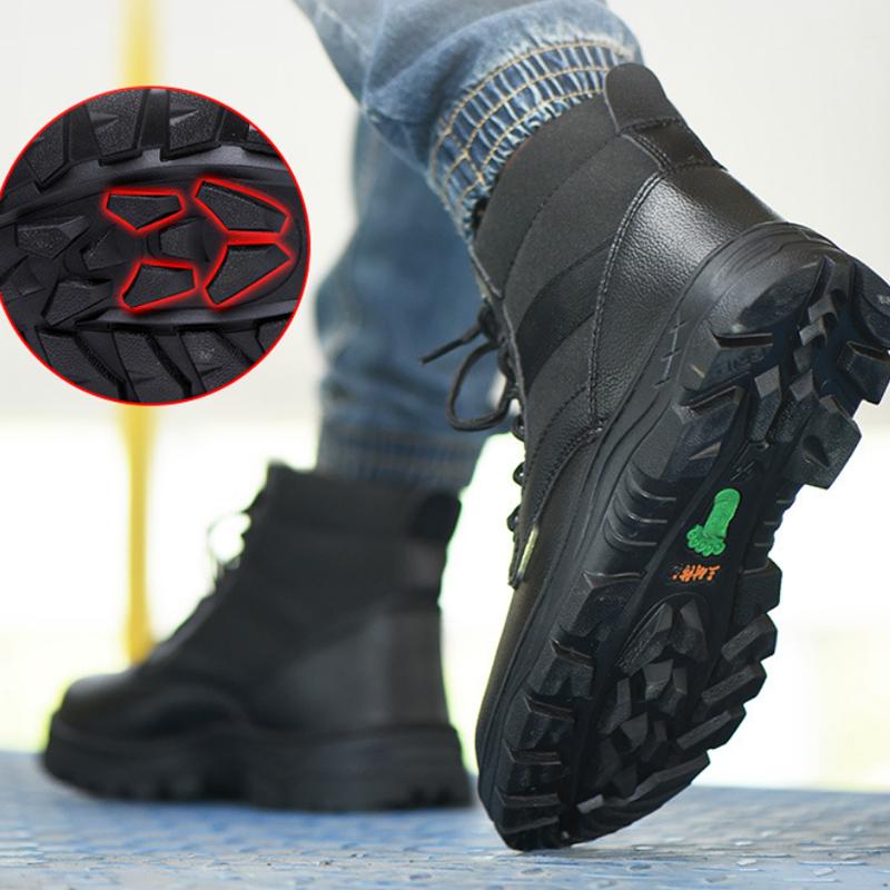 Giày Bảo Hiểm Lao Động Mùa Đông Giày Bảo Hộ Lao Động Nam Chống Đập, Chống Đâm Thủng Và Chống Lạnh Giày Bảo Hộ Lao Động