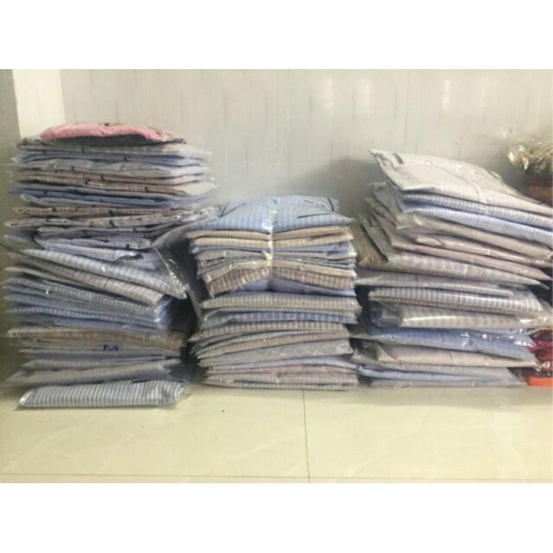 Bộ đồ ngủ pijama kate Tay dài quần dài kẻ sọc hoặc caro dành cho Nam