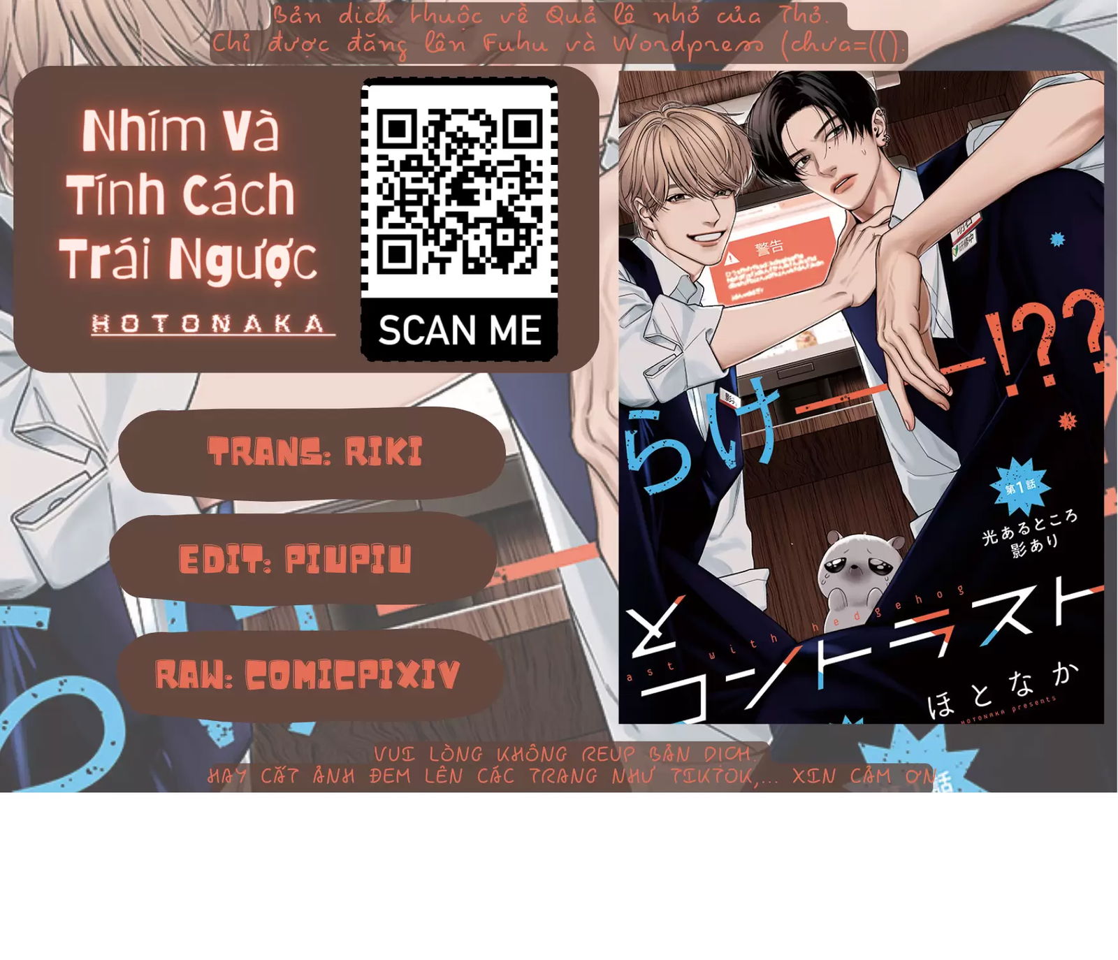 nhím và tính cách trái ngược chapter 2 2