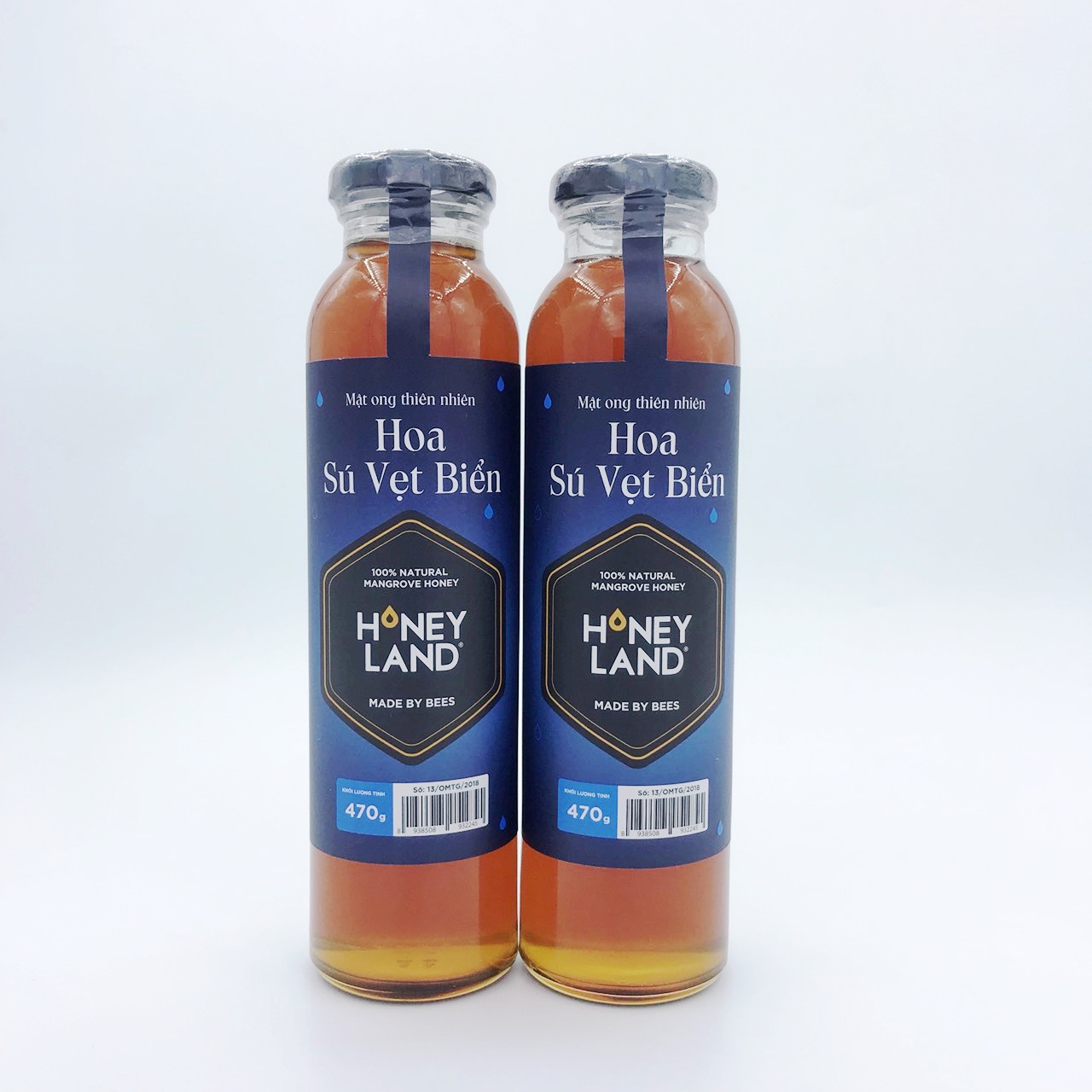 MẬT ONG HOA SÚ VẸT BIỂN 470G/CHAI - BỘ 2 CHAI