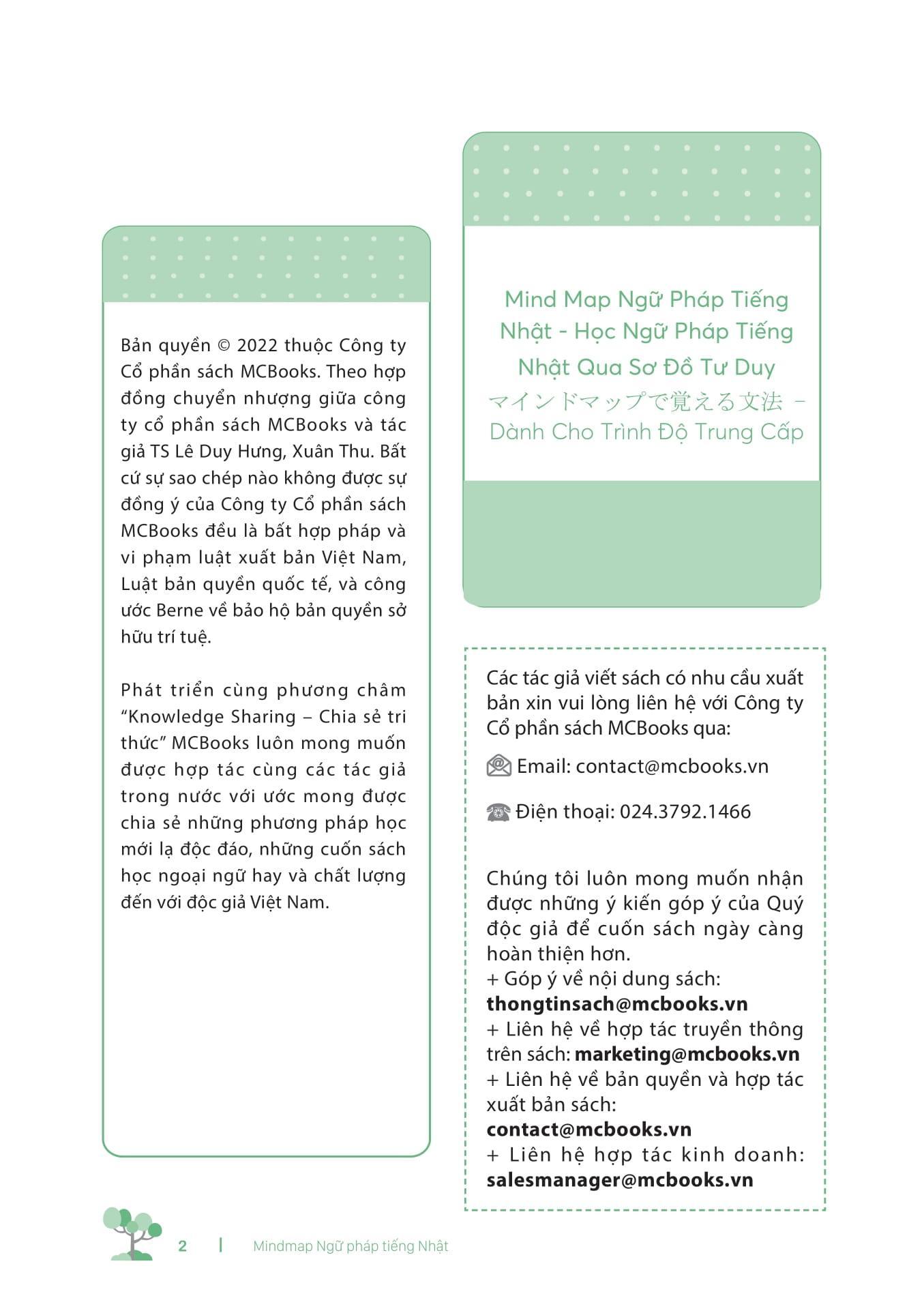 Sách - Mind Map Ngữ Pháp Tiếng Nhật - Học Ngữ Pháp Tiếng Nhật Qua Sơ Đồ Tư Duy - Dành Cho Trình Độ Trung Cấp
