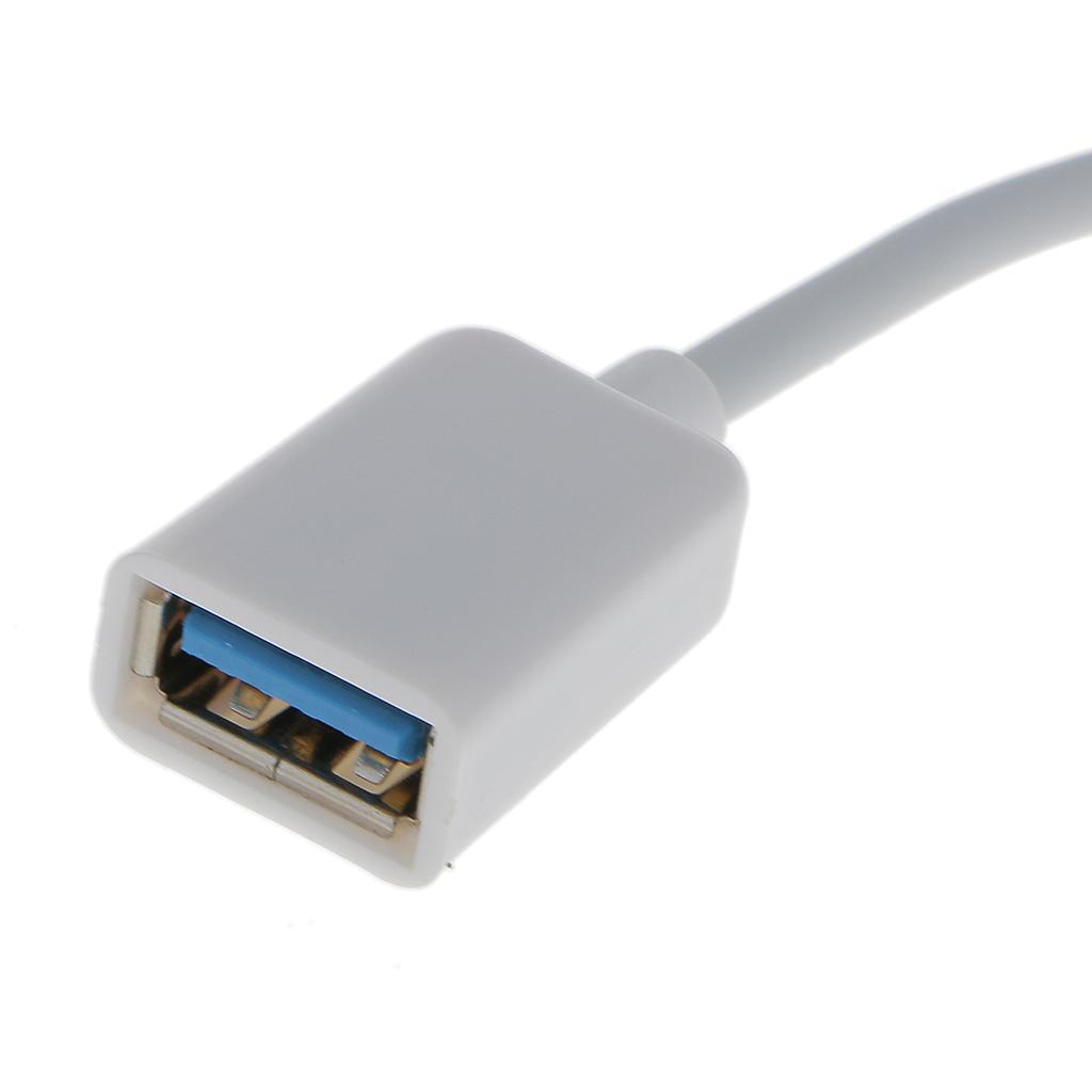 Type C USB 3.1 Male to Type A USB 3.0 Female OTG Cable Adapter for Macbook 12"