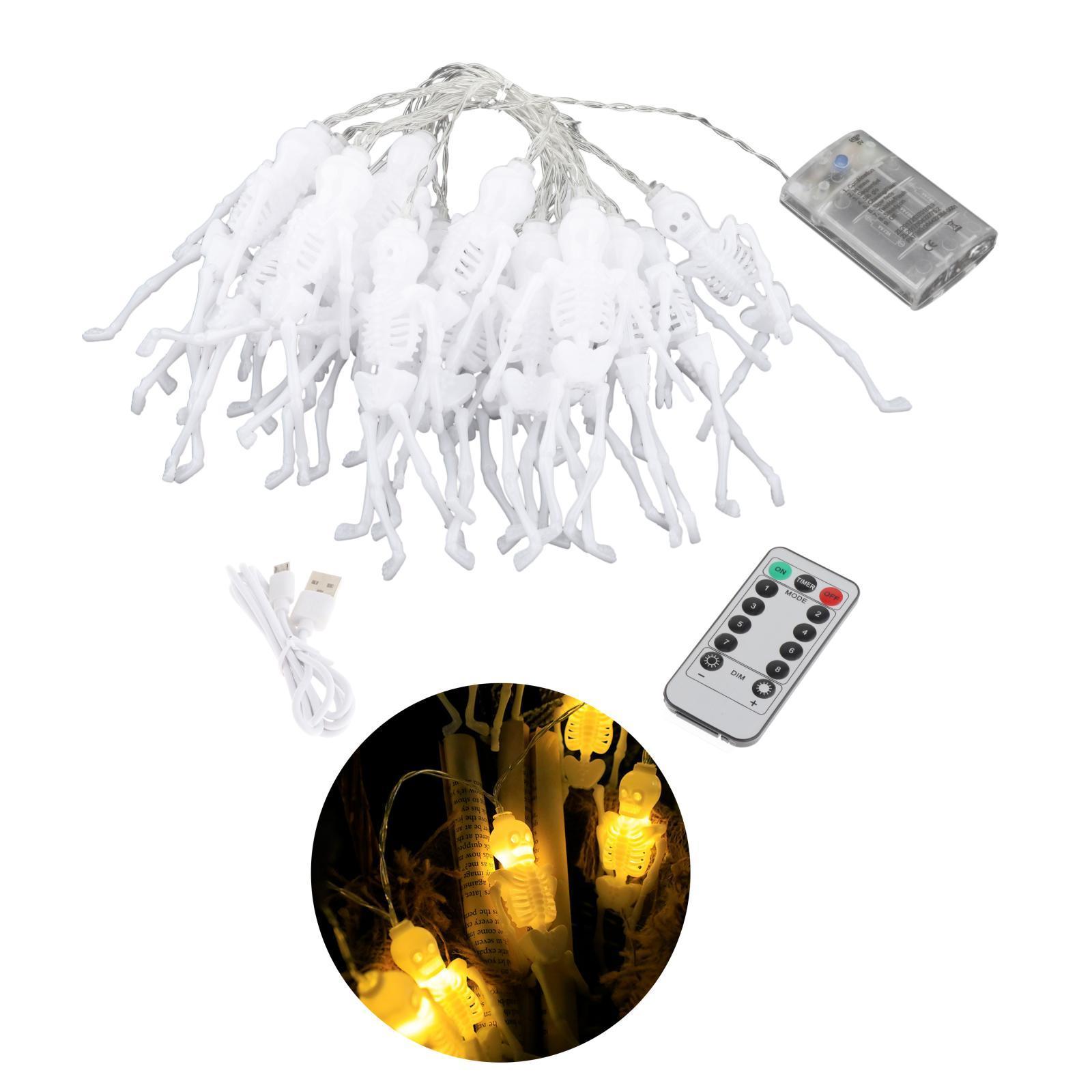 Halloween String Lights Decorations for Fireplace Horror Atmosphere