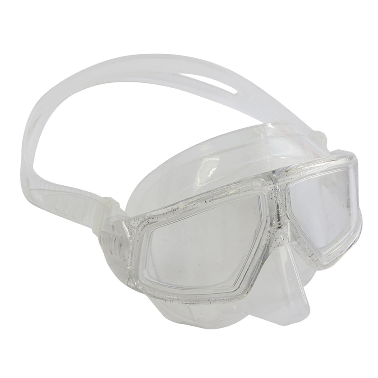 Dive Goggles Free Diving Goggles with Nose Cover Snorkel Goggles Panoramic Eyewear