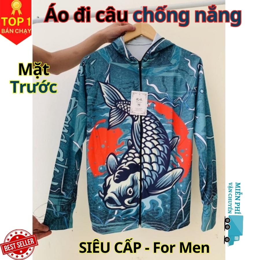 Áo câu cá thời trang chống nắng F11 Tiger đủ size từ 50-85kg - Áo đi câu chất liệu chống tia UV cao cấp D Danido