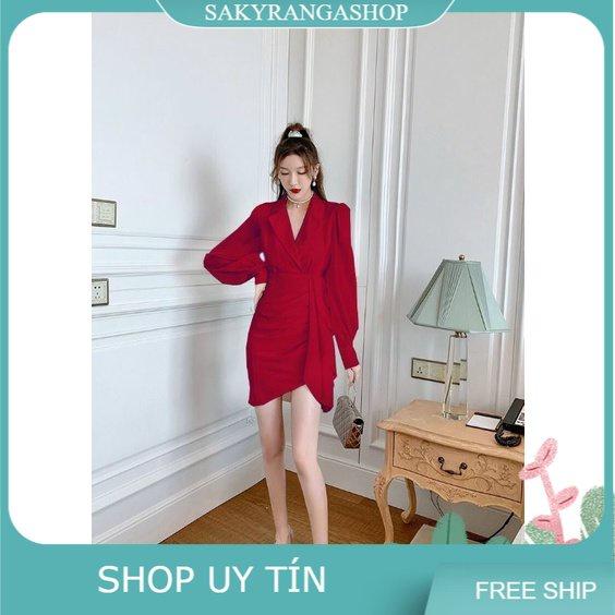 ĐẦM BODY CỔ VEST  CAO CẤP