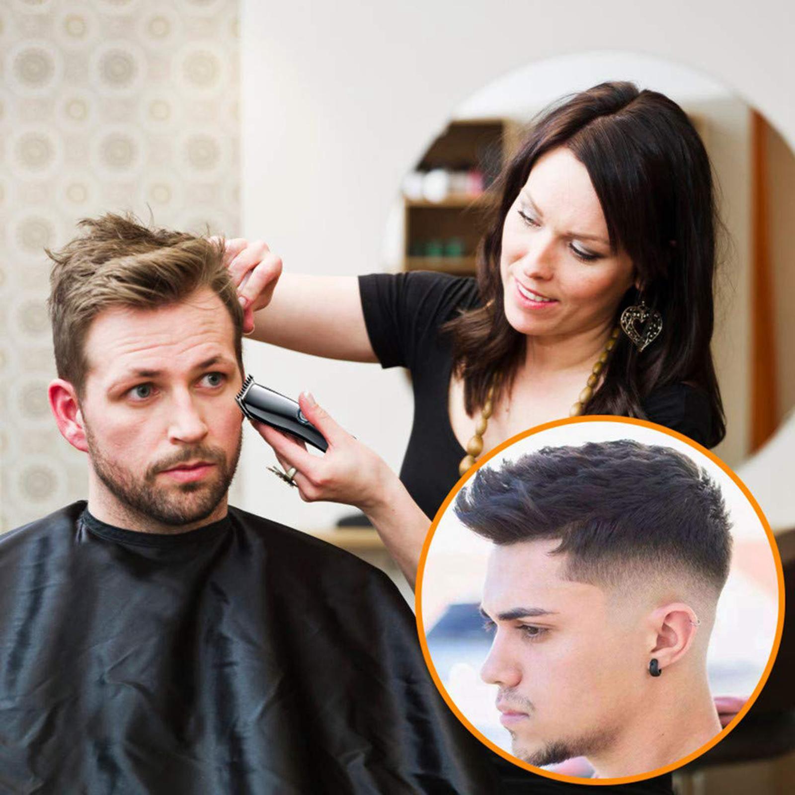 Mens Hair Clippers, Hair Cutter for Men Cordless USB Rechargeable Hair Trimmer Set Trimmer Grooming Cutter Kit Electric Hair Removal Machine Low Noise
