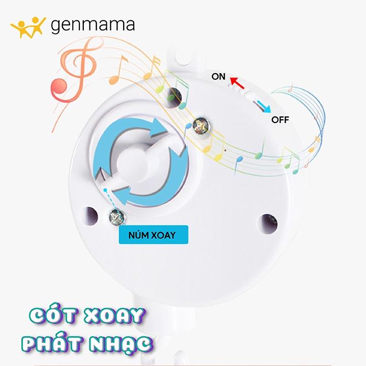 Treo nôi tự xoay phát nhạc tự động, treo nôi thú bông dễ thương kích thích phát triển thi giác, rèn luyện phản xạ cho bé