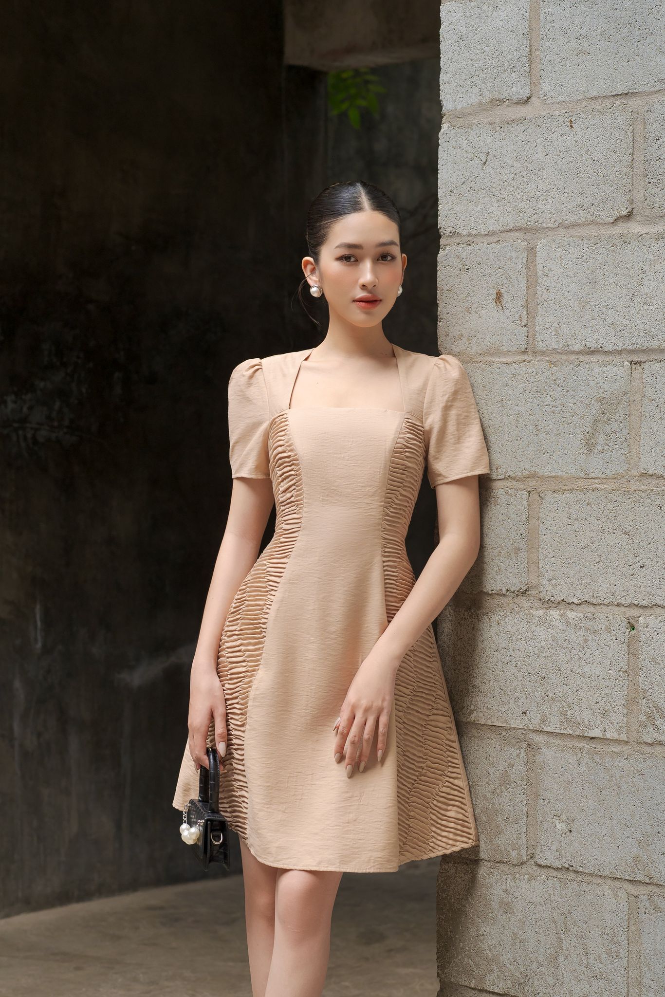 OLV - Đầm Rona Ruched Side Dress