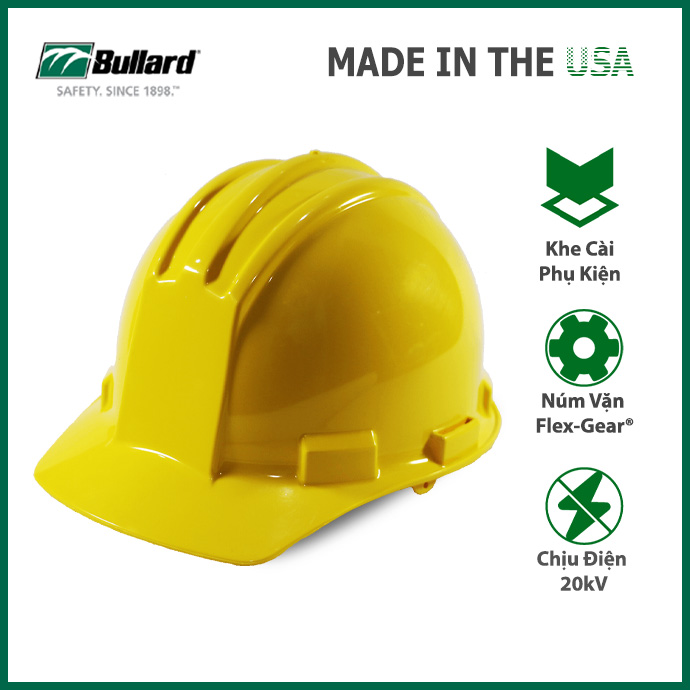 Mũ Bảo Hộ Bullard S51 - Xuất Xứ Hoa Kì - Hàng Chính Hãng