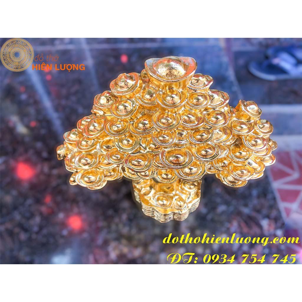 Cây Kim Tiền Mạ Vàng Cỡ To DxRxC 20x8x18cm