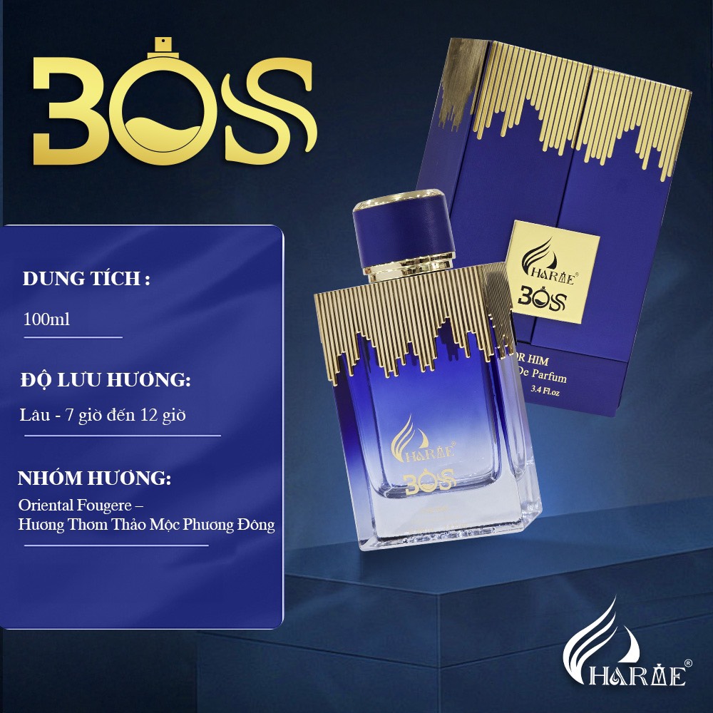 Nước Hoa Nam CHARME BOSS 100ml Bản 2024 Bản Lĩnh, Mạng Mẽ, Lôi Cuốn_Nước hoa chính hãng lưu hương lâu