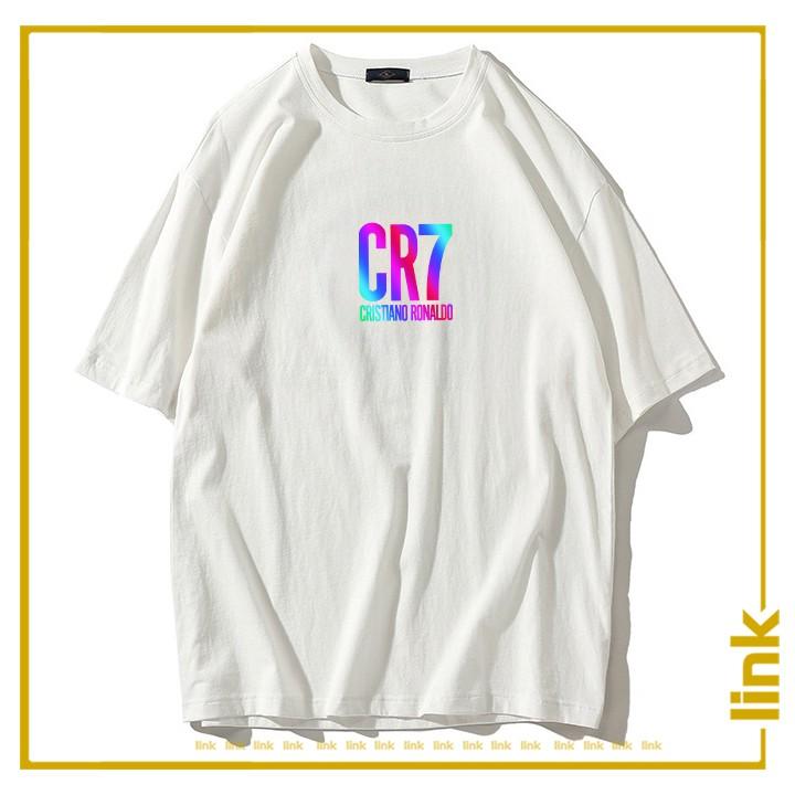 Áo phông nam CR7 phản quang 7 màu tay lỡ unisex