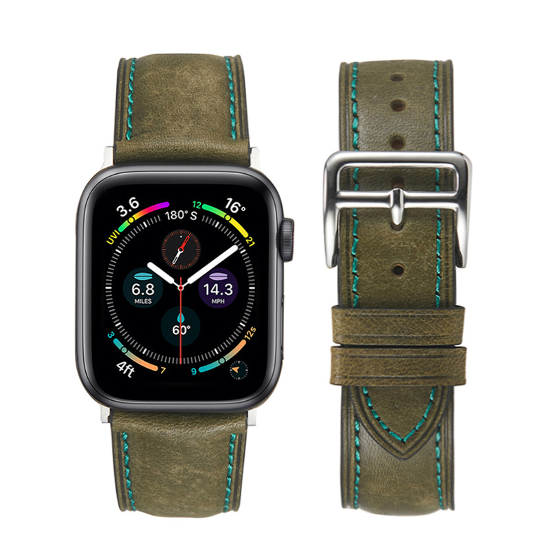 Dây Da Classic Italia Leather Dành Cho Apple Watch - Hàng Chính Hãng