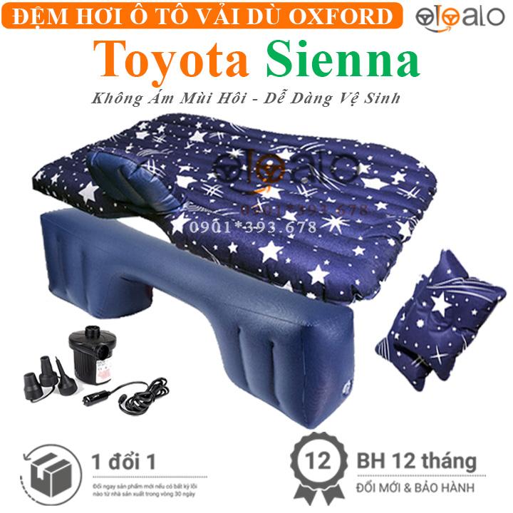 Đệm hơi ô tô Toyota Sienna vải dù Oxford CAO CẤP họa tiết ngôi sao