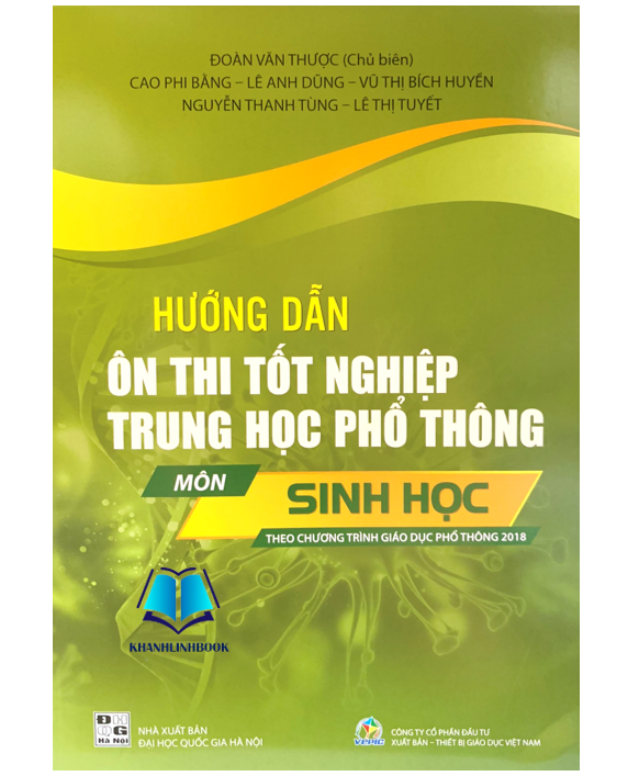 Sách - Hướng dẫn ôn thi tốt nghiệp trung học phổ thông môn Sinh Học (theo chương trình GDPT 2018)