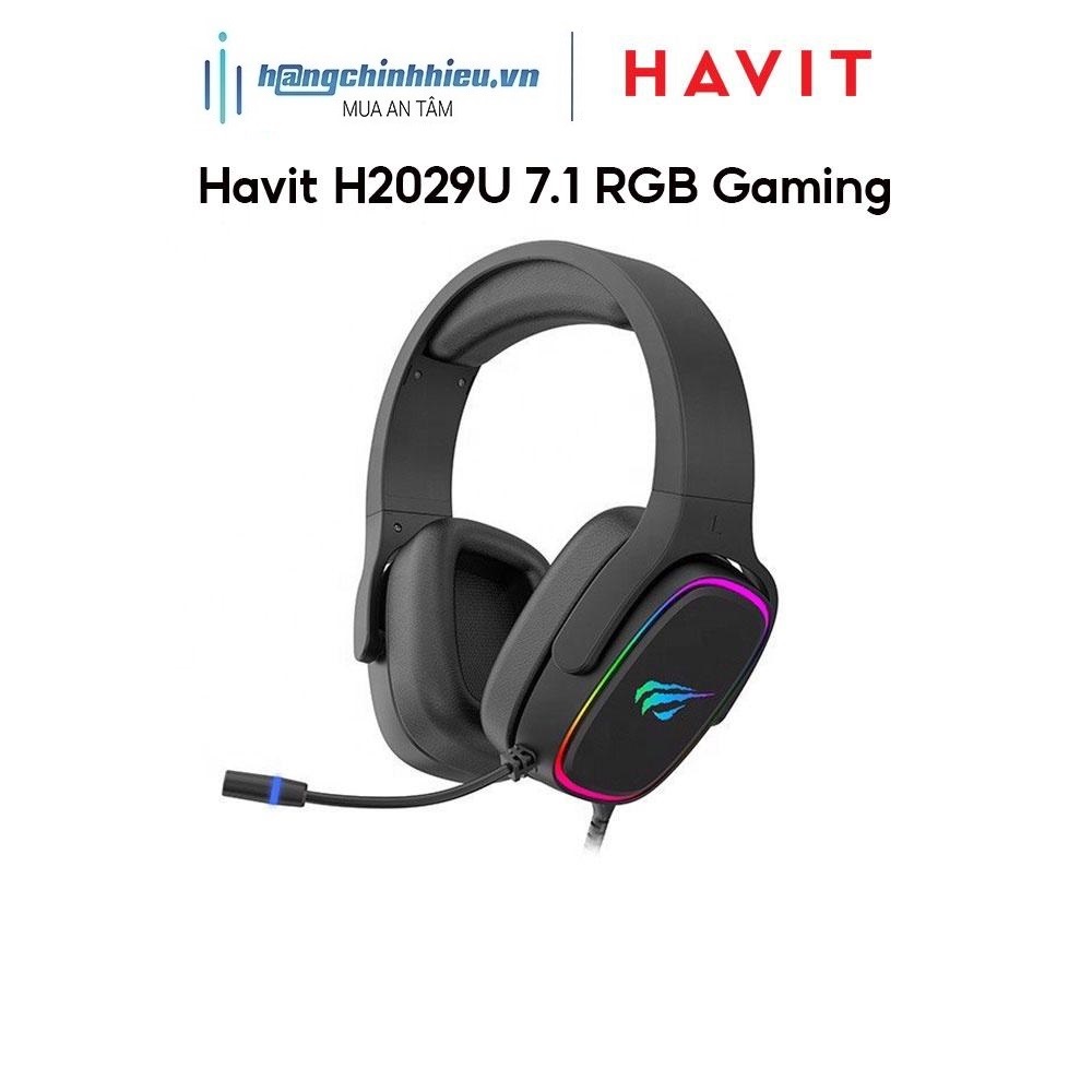 Tai nghe Havit H2029U 7.1 RGB Gaming Hàng chính hãng