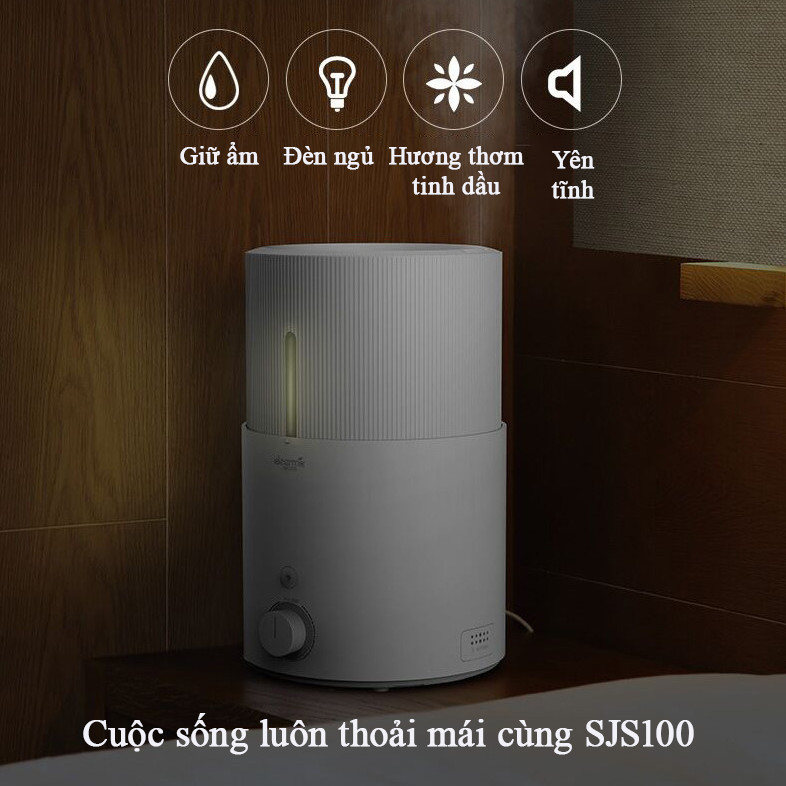 Máy tạo ẩm,khuếch tán, phun sương tinh dầu Xiaomi Deerma SJS100 - Hàng Chính Hãng