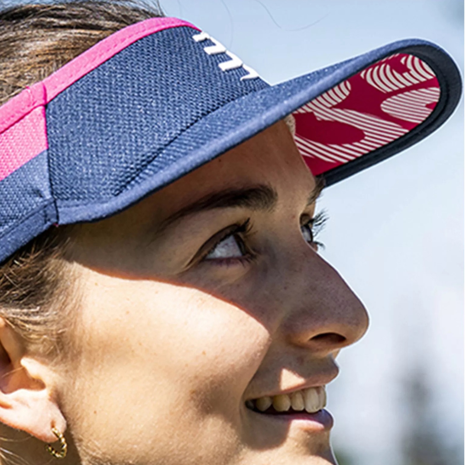 Mũ Chạy Bộ Compress Ultralight Visor - Mood Indigo/Magenta