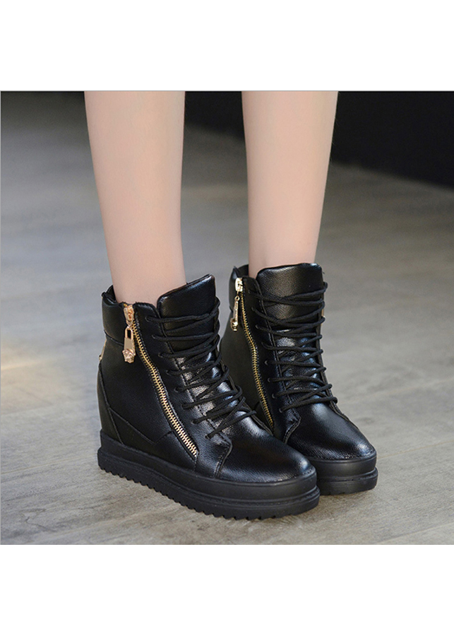 Giày Thể Thao Nữ Cổ Cao Đế Độn - MS B01