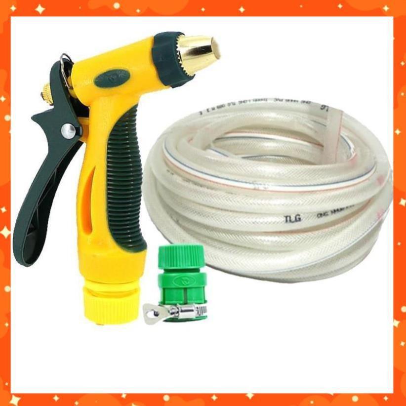 Bộ dây vòi xịt nước rửa xe,tưới cây tăng áp 3 lần 20M 206317