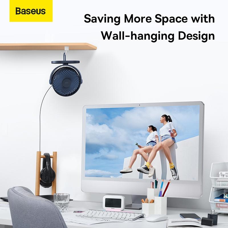 Quạt Sạc Để Bàn Di Động Baseus Serenity Desktop Fan 2000 mAh (Hàng chính hãng