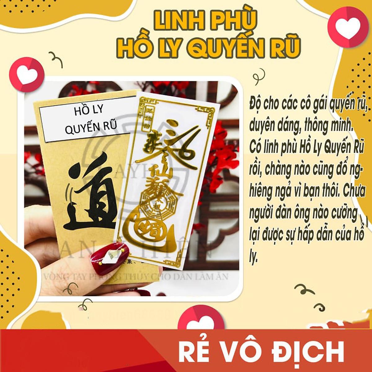 Linh phù Hồ Ly Quyến Rủ làm miếng dán điện thoại, laptop