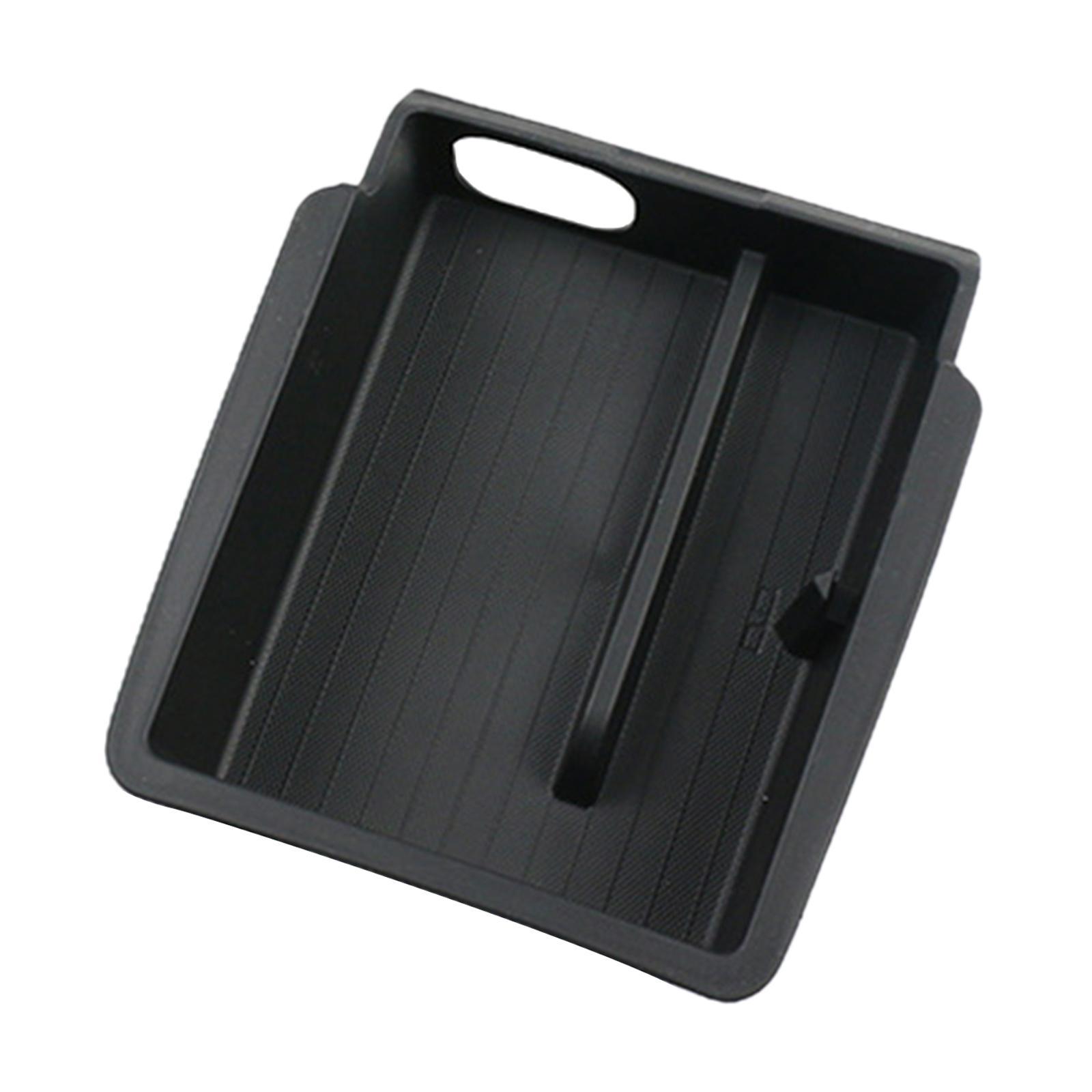 Black Storage Compartments Armrest Storage Box Replace Parts Cup Holder Durable Cards Change Lipstick Drawer Storage Box for  Y