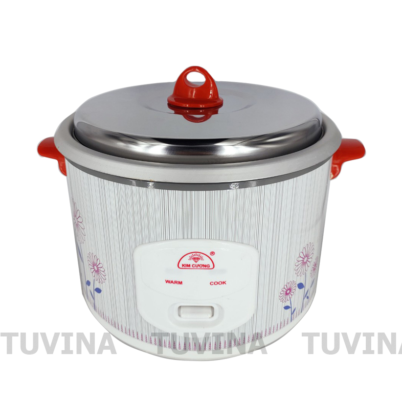 Nồi cơm điện Kim Cương 2.2 Lít, 2.8 Lít 6 đến 8 người ăn - Hàng chính hãng