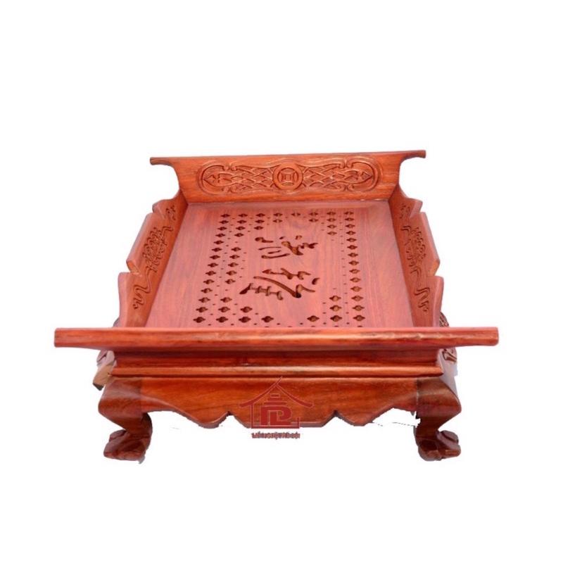 Khay trà khổng minh - khay trà thuyền gỗ hương sang trọng
