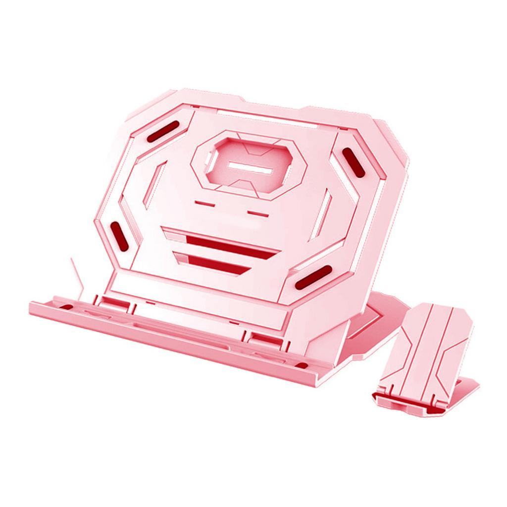 Laptop Stand Holder 2-in-1 w/ 360 Degree Base Rotation & Phone Holder Black