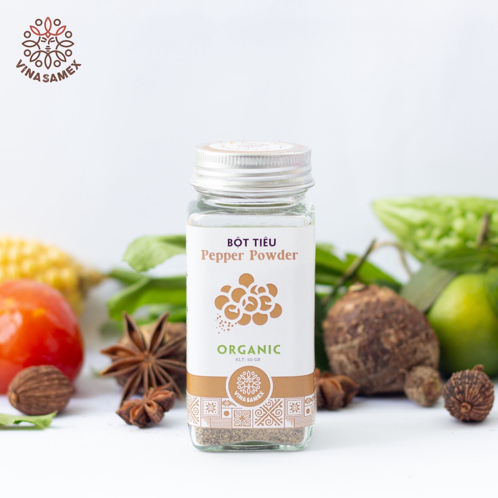 Bột tiêu hữu cơ Vinasamex 50g