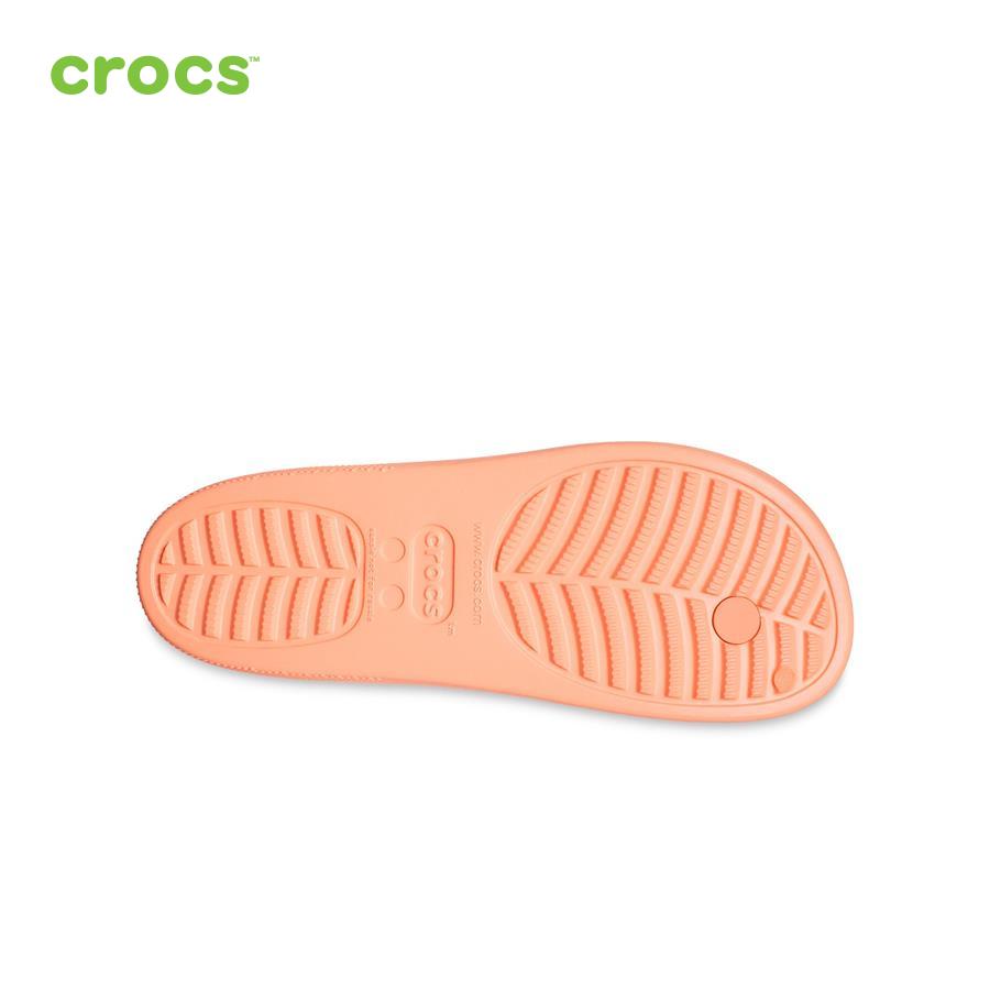 Dép xỏ ngón nữ Crocs FW Classic Flip Platform W Papaya - 207714-83E