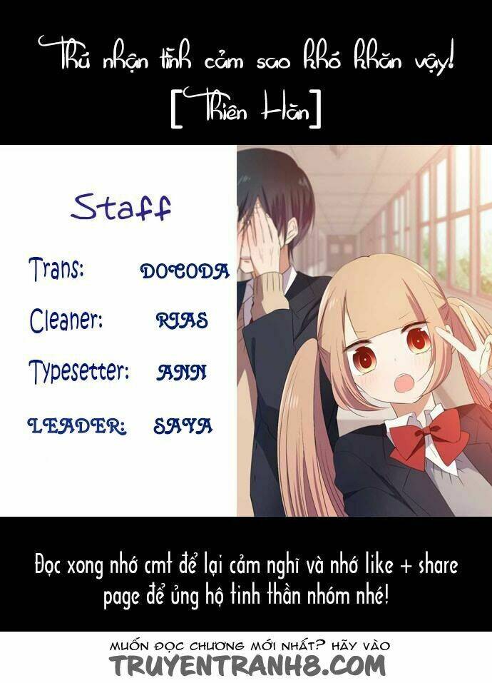 thú nhận tình cảm sao khó khăn vậy! chapter 7 1