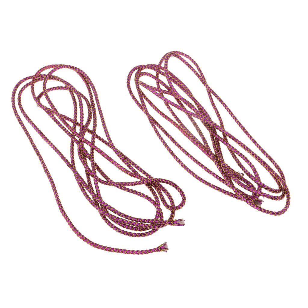 2pcs Holographic Elastic Mylar Cord Flash Fly Tying Material DIY Tool