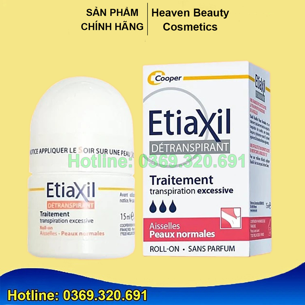 Lăn Khử Mùi Etiaxil 15ml, Ngăn Mồ Hôi Hiệu Quả - Hàng Chính Hãng - Dược Mỹ Phẩm Bác Sĩ Mã Phượng