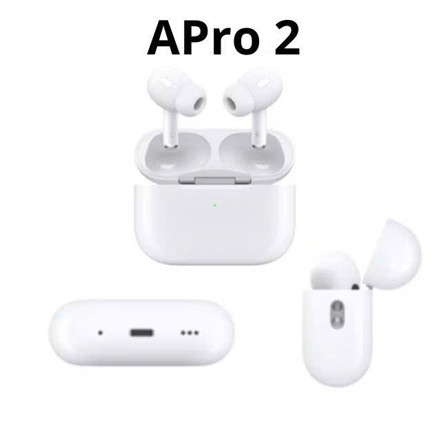 Tai Nghe Bluetooth Pro2 Không Dây định vị khử tiếng ồn ANC PIN TRÂU bass căng tự kết nối Fullbox phụ kiện đủ tính năng đàm thoại 2 chiều - Hàng chính hãng