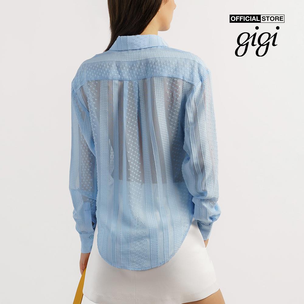 GIGI - Áo sơ mi nữ tay dài phom suông thanh lịch G1108T221213