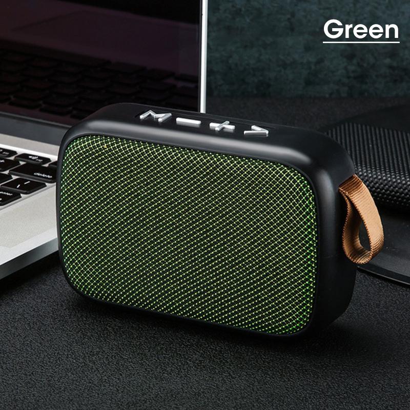 Đài Phát Thanh Mini FM Di Động Không Dây Caixa De Som Loa Bluetooth Âm Nhạc Hộp Âm Thanh Bluetooth Cho Loa Siêu Trầm Hifi Bass Bluetooth Bocina Color: Grass Green