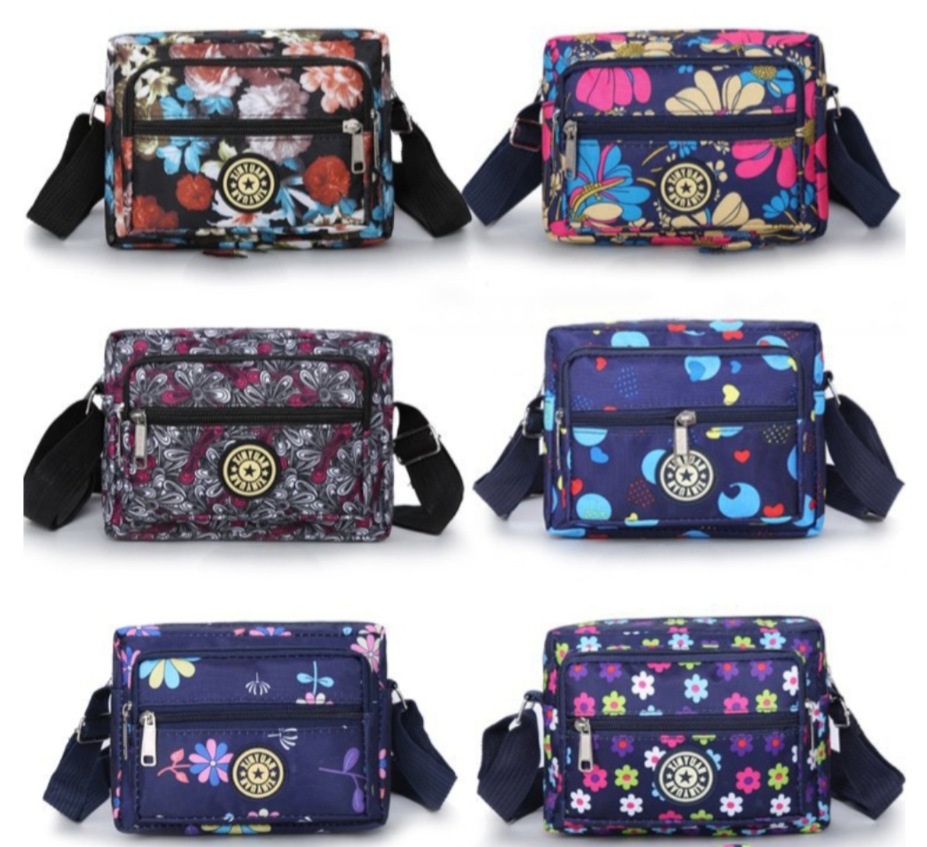 Túi xách đeo chéo nữ vải dù chống nước