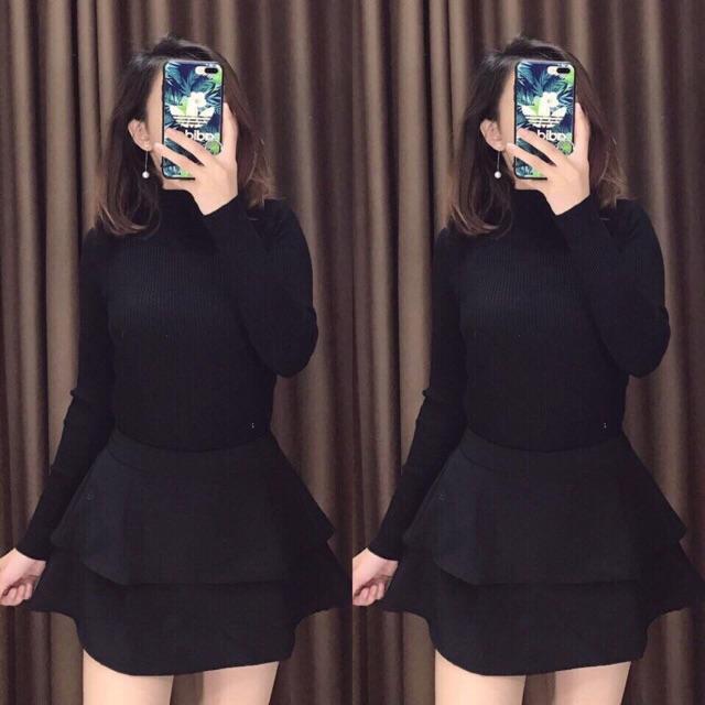 Áo Body Tay Dài Cổ 3p - Hàng VNXK