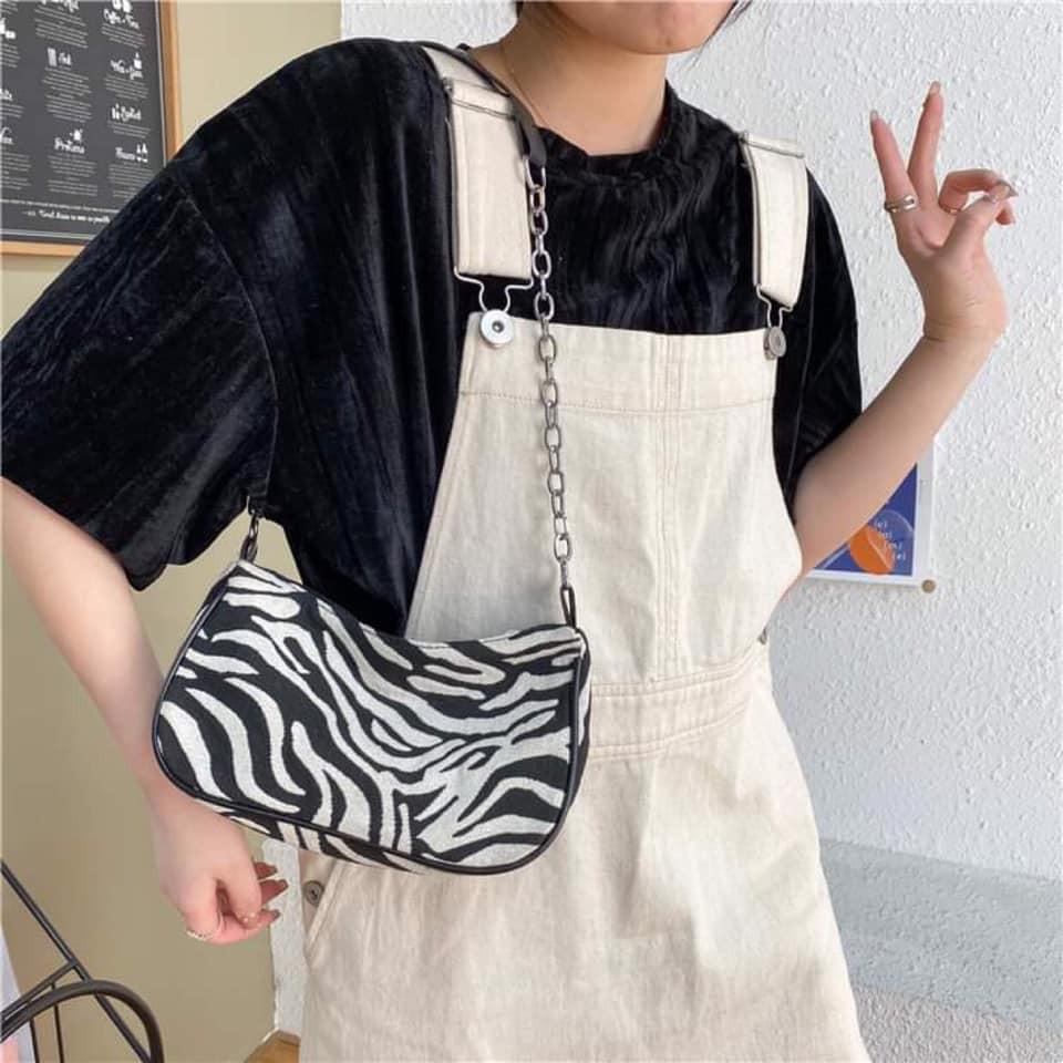 Túi kẹp nách xích #Ngựa_Vằn Ulzzang