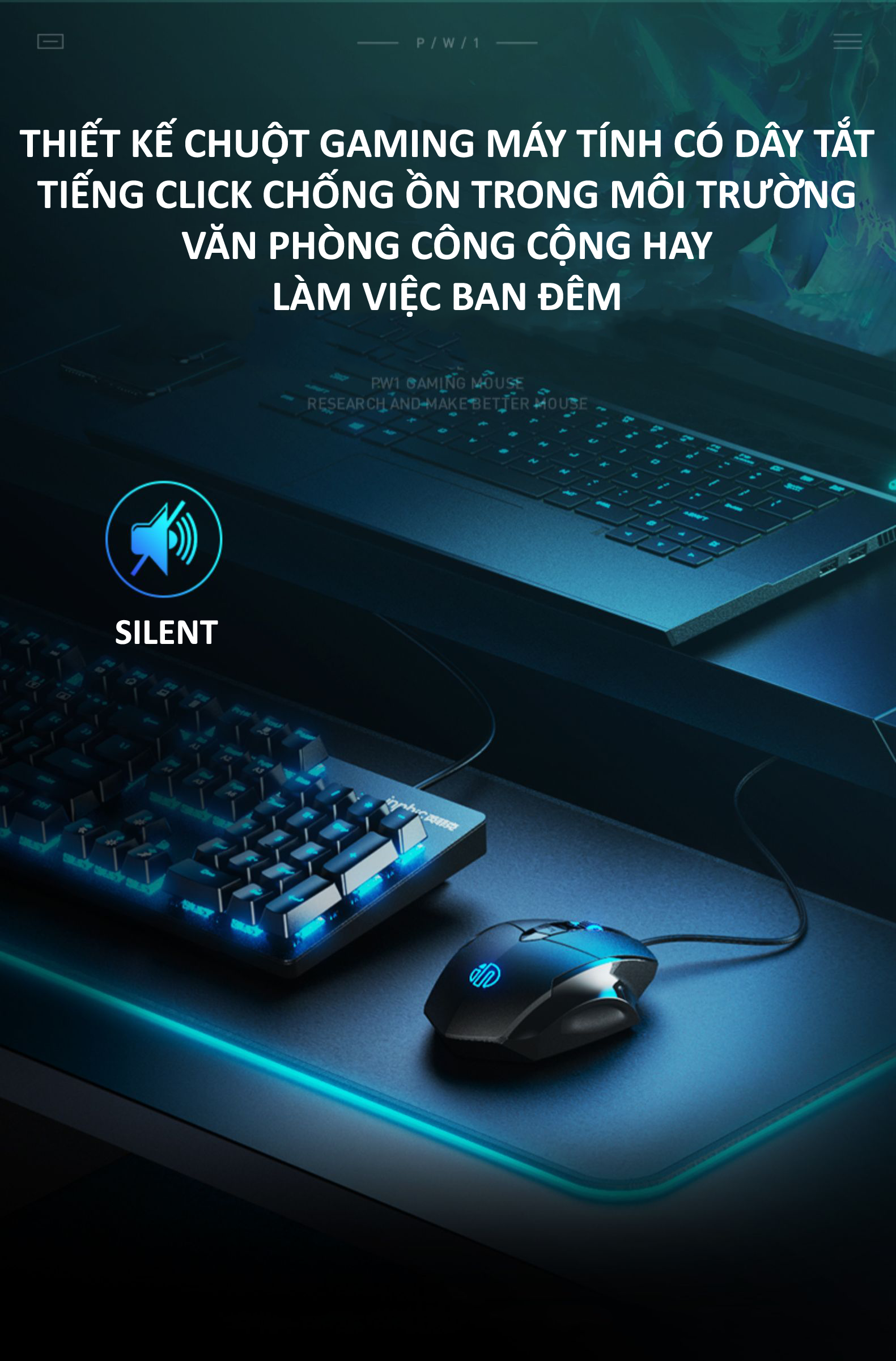 Chuột máy tính có dây INPHIC PW1PRO gaming cho game thủ kèm đèn led RGB 12 màu với độ DPI lên đến 7200DPI - Hàng Chính Hãng