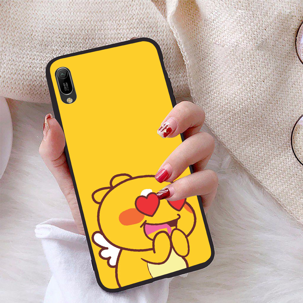 Ốp lưng dành cho Huawei Y6 Pro 2019 viền dẻo TPU Bộ Sưu Tập Khủng Long Lai Ong - Hàng chính hãng