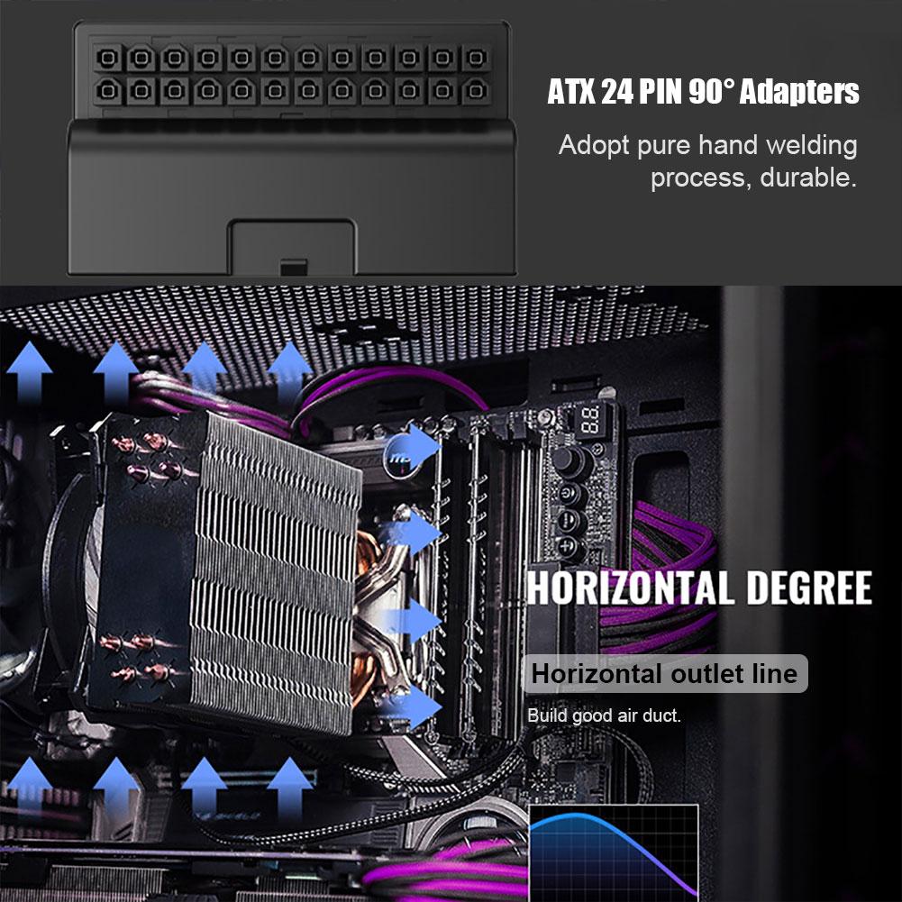 ATX 24 pin đến 90 độ