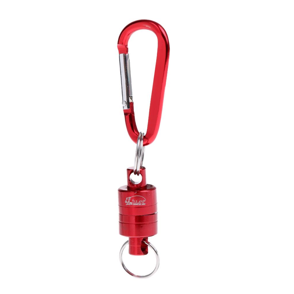 Magnetic Fly Landing Net Release Net Holder Net Fishing Net Release Gray