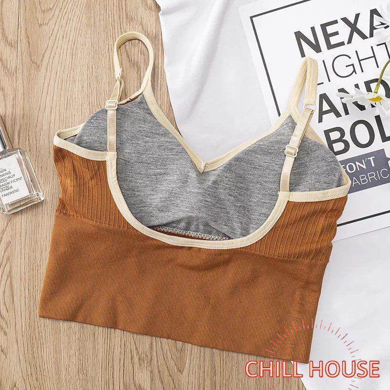 SIÊU PHẨM-ÁO BRA chiết -áo tập khoét LƯNG SÂU CROPTOP TẠO EO - CHILLHOUSE