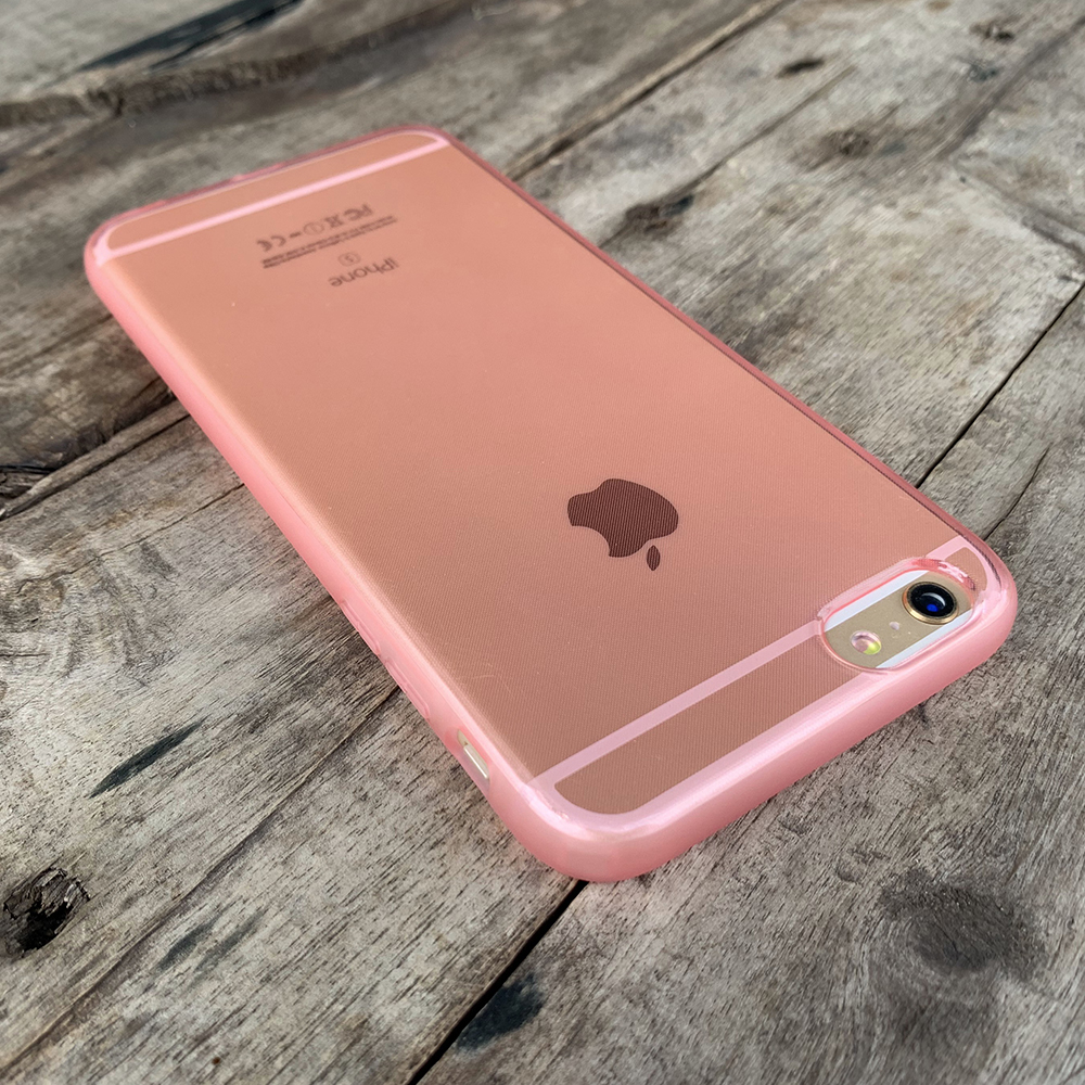 Hình ảnh Ốp lưng dẻo cao cấp dành cho iPhone 6 plus / iPhone 6s plus - Màu hồng mờ