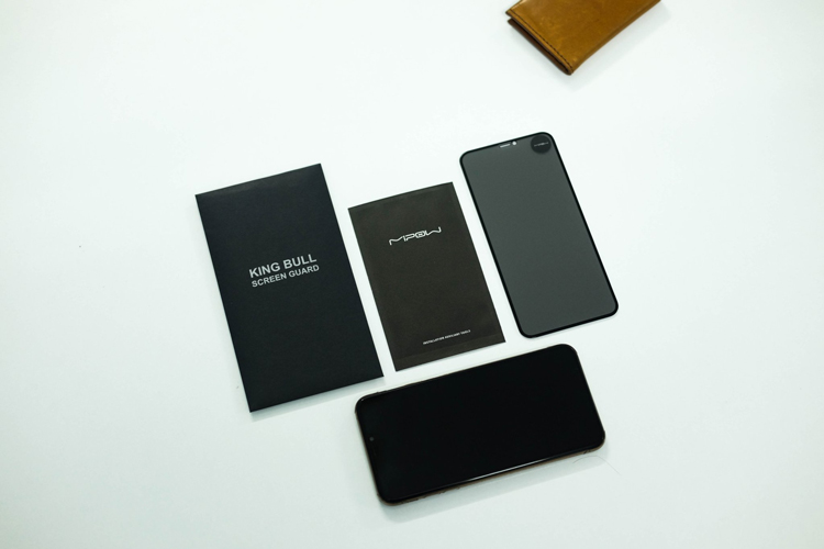 Dán cường lực iPhone 11 Pro Max MIPOW KINGBULL 3D PREMIUM Chống nhìn trộm - hàng chính hãng